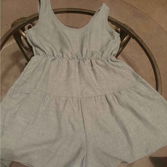 First Love sage romper - Picture 3 of 3
